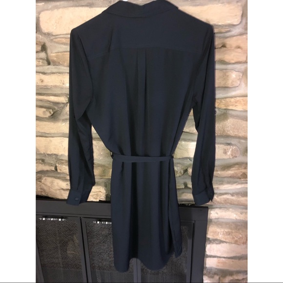 Sophisticated navy button down dress! - Picture 2 of 2